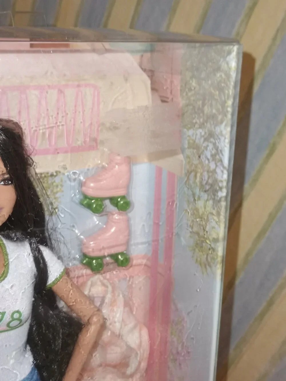 NEW Barbie Joanna Gaines Doll, Posable Brunette in Jeans & Top w/ Roller Skates